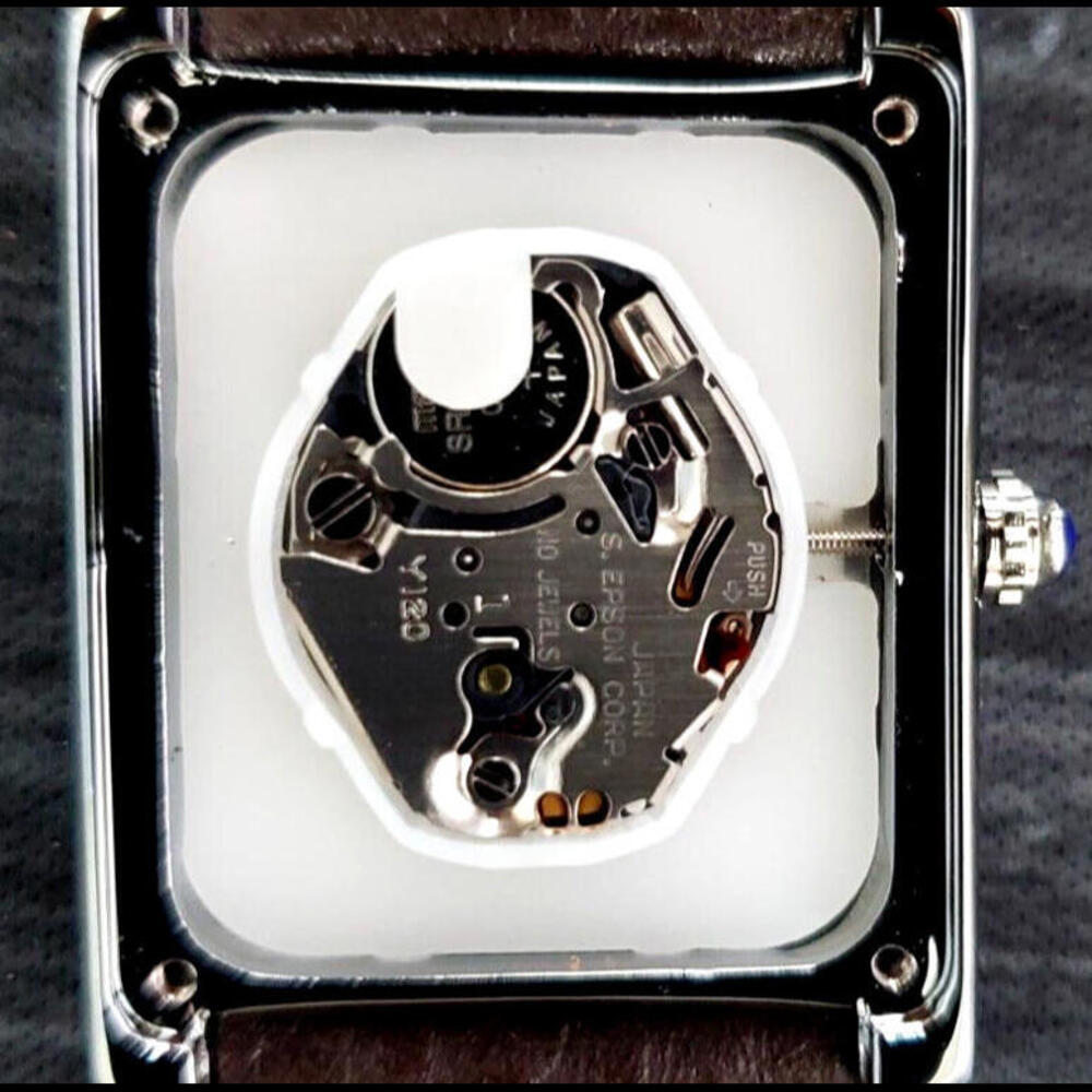 Iconic Pierre Lucerne 1888 Men Classic Tank Watch Black Band - Picture 13 of 16